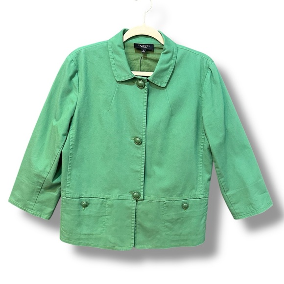 Talbots Mint Green Jacket. Size 12 - Picture 4 of 9
